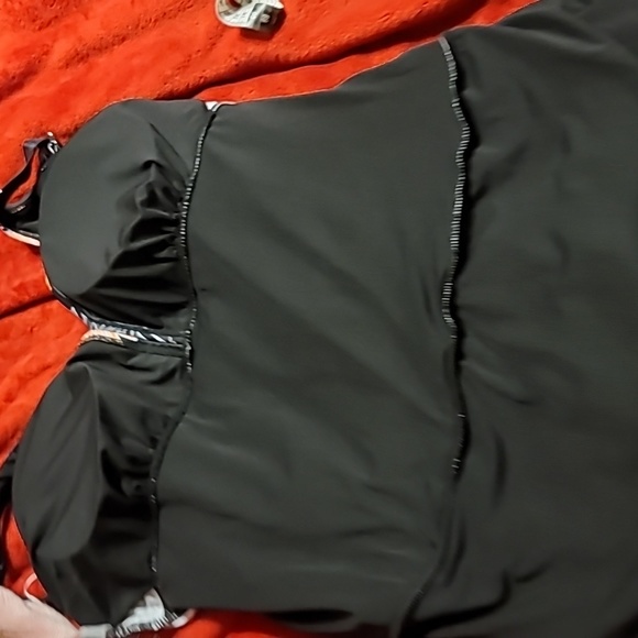 NWT Ruched Tummy Control Comfy Strap Boy Short Swim Dress Tankini Bathing Suit - Picture 12 of 14